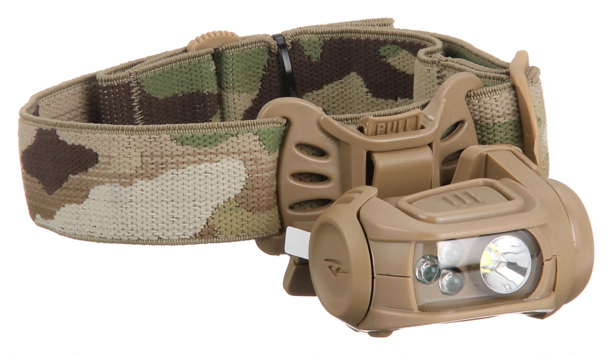 Headlamp, Plastic, Tan, 300lm