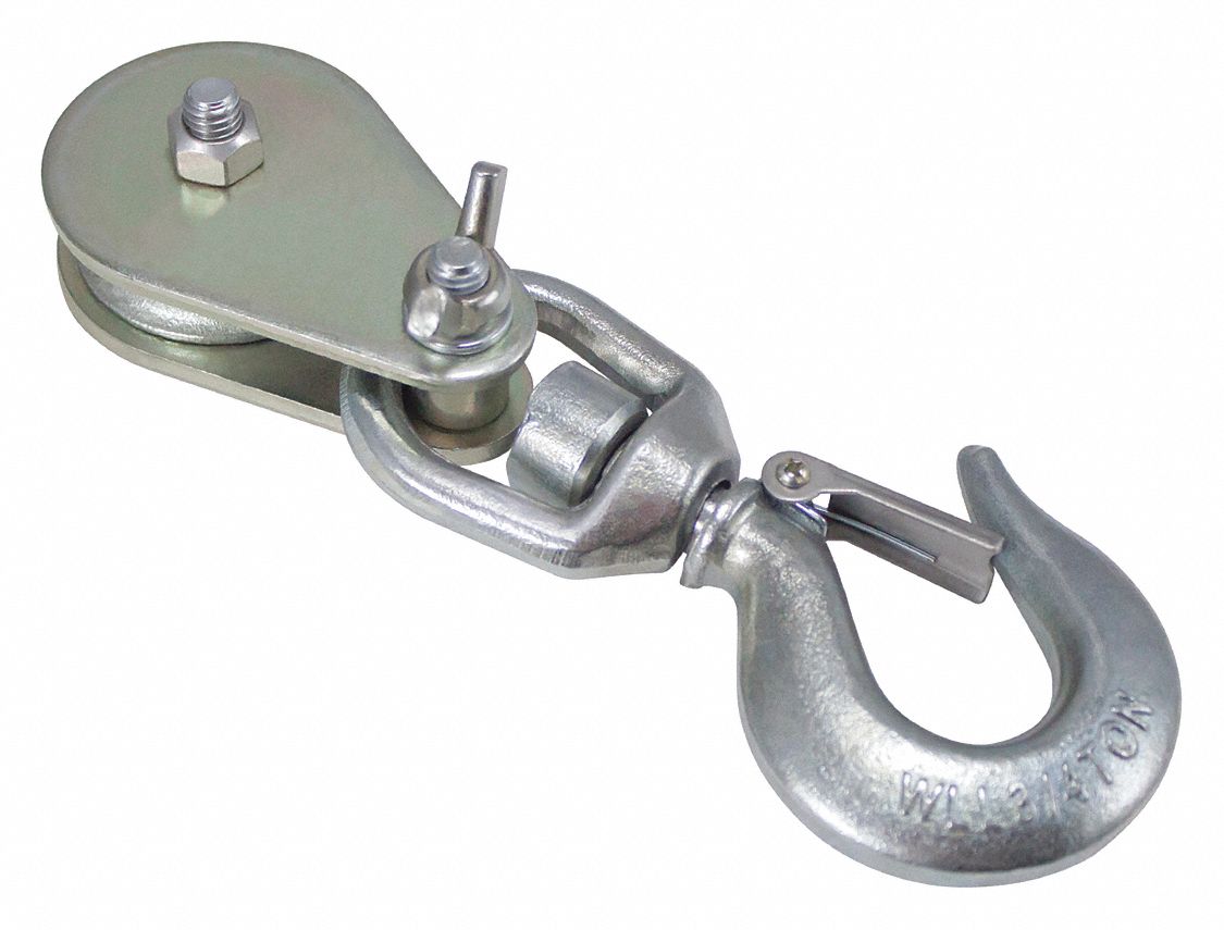 Pulley Block and Swivel Hook - Grainger