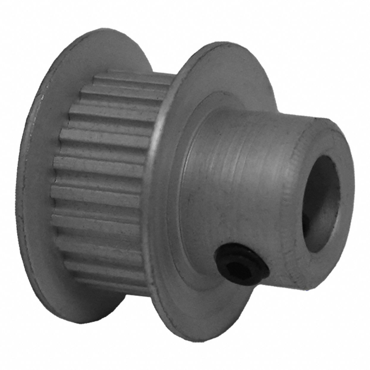 Timing Pulley: Trapezoidal, Fixed, MXL For Belt Trade Size, For 1/4 in Belt Wd