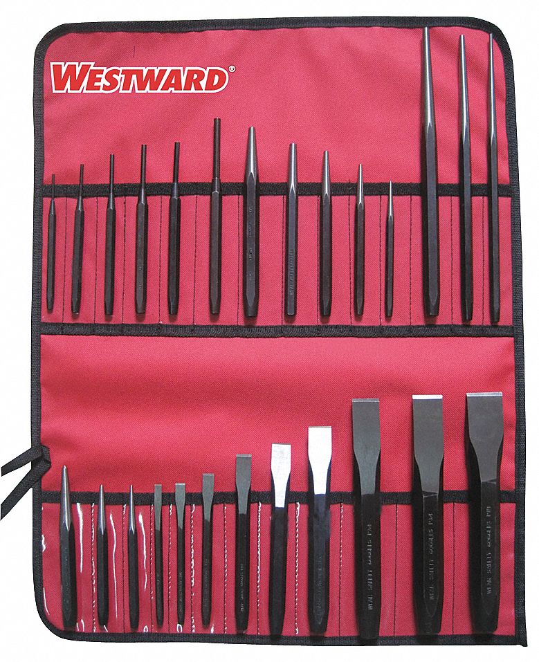 WESTWARD Punch and Chisel Set 24N06924N069 Grainger