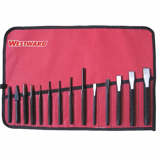 WESTWARD Punch and Chisel Set 24N07324N073 Grainger