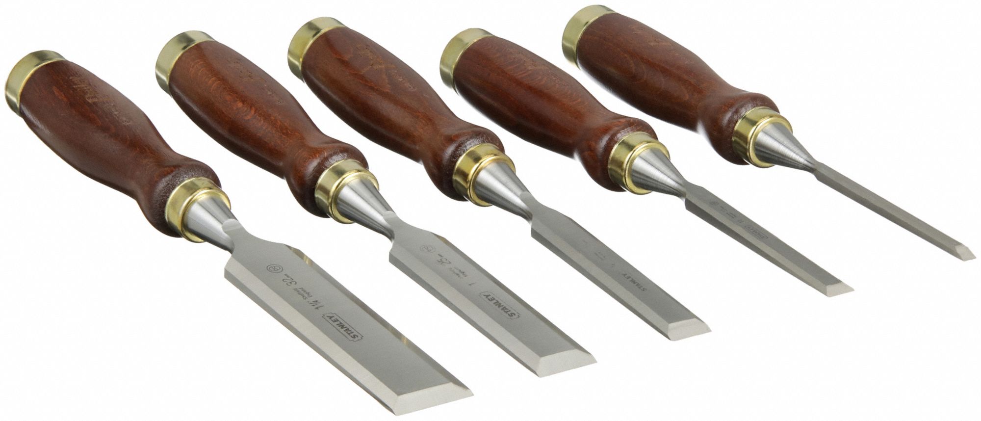 BAILEY CHISEL SET,1/4 TO 1-1/4 IN,5 PC