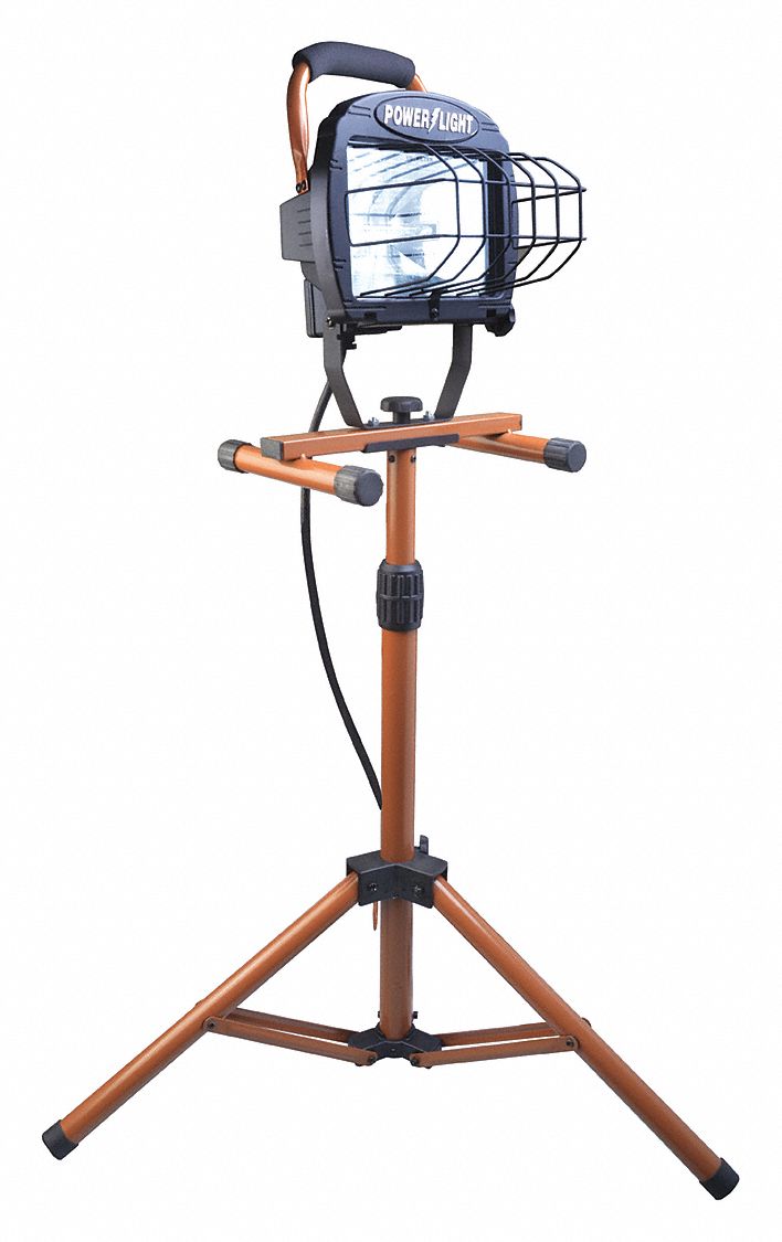 SOUTHWIRE Temporary Job Site Light, Tripod, Corded (AC), Lumens 8000