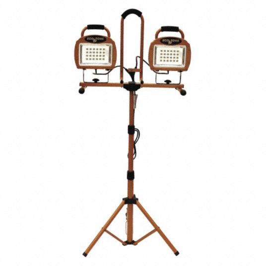 Temporary Job Site Light, Tripod, Corded (AC), Lumens 1558, Number of