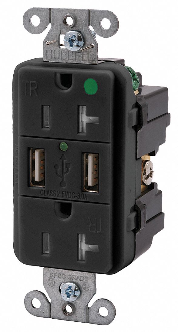 HUBBELL WIRING DEVICE-KELLEMS 20A Hospital Grade