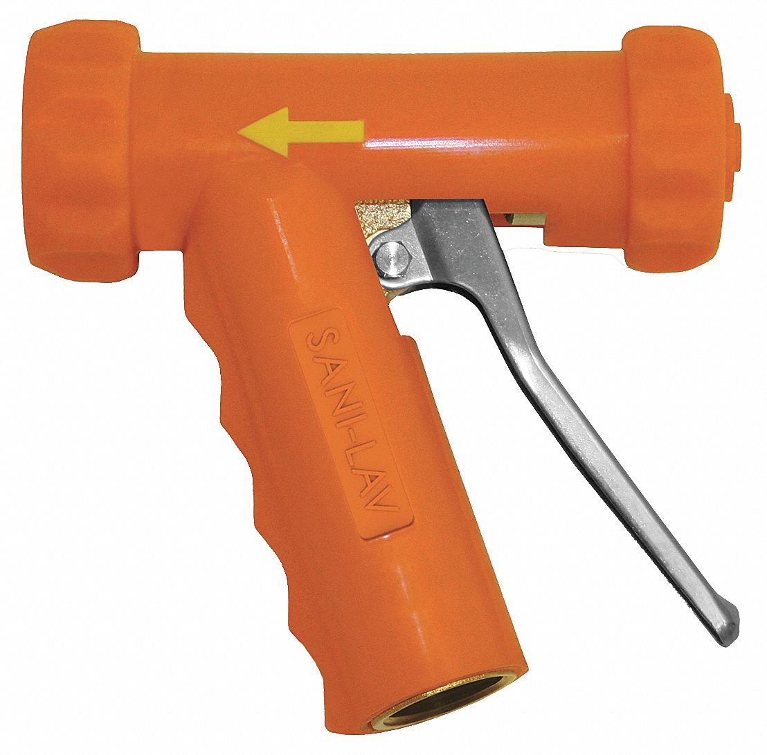SANILAV Water Nozzle 150 psi Max. Pressure, Trigger, 3/4 in GHT