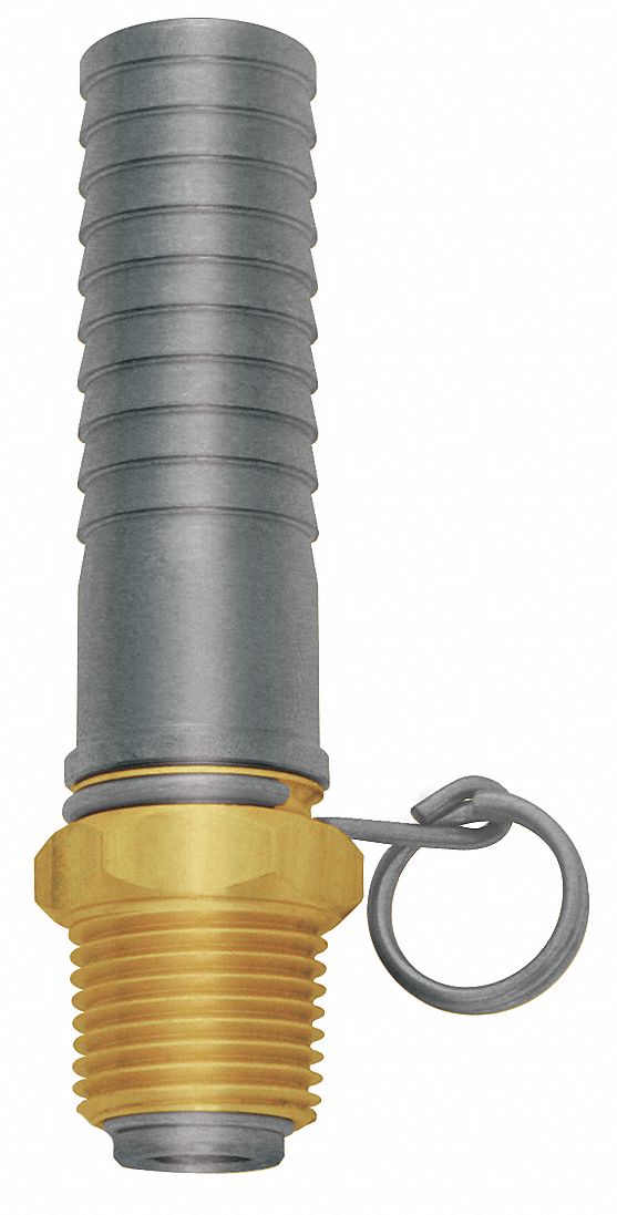 Hose Adapter Stainless Steel, Brass