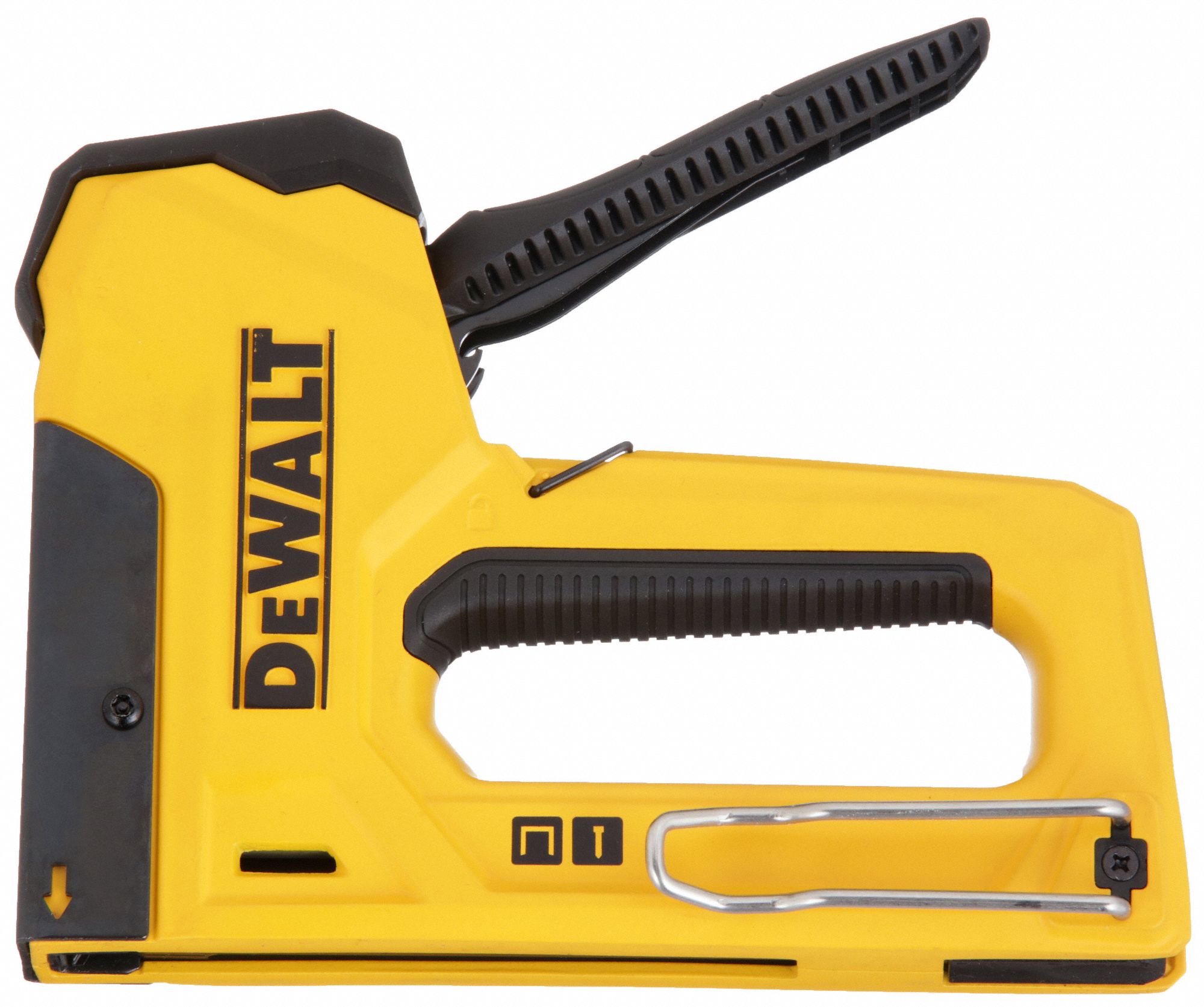 STAPLE/NAIL GUN, 7 13/32 IN OVERALL L, FOR 7/16 IN STAPLE W, STRAIGHT DRIVE, ALUMINUM