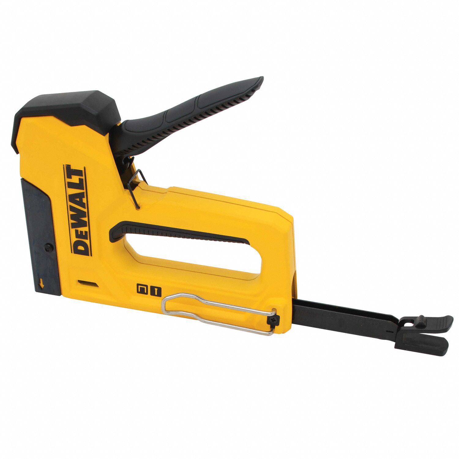 DEWALT Staple/Nail Gun 7 2/5 in Overall Lg, For 1/4 in_5/16 in_3/8 in