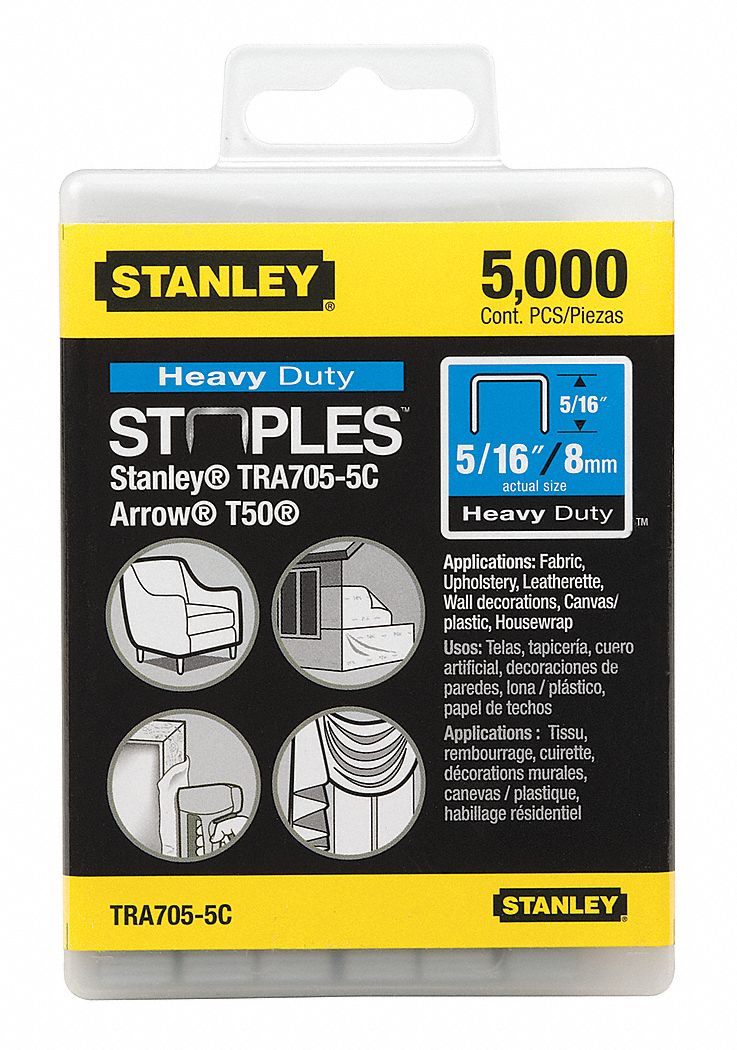Narrow Staple 27/64 5/16 In Leg PK5000
