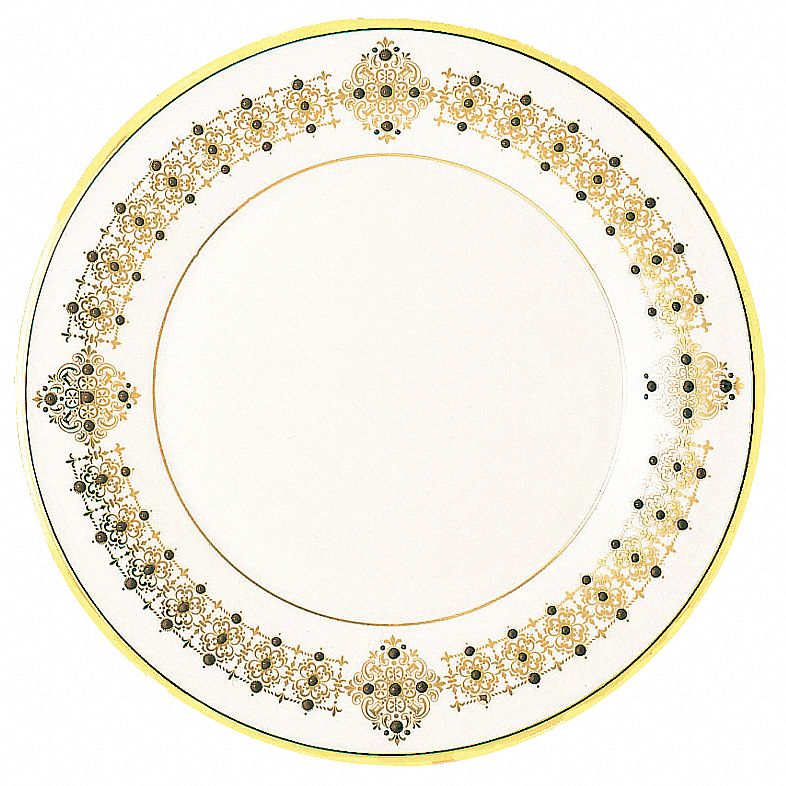 24T528 - Accent Plate 9 In Ivory PK12