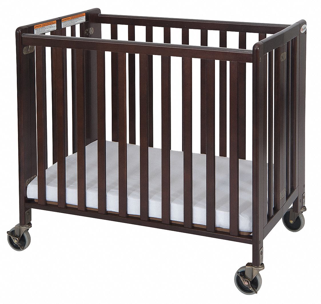 Foundations 39 3 5 L X 26 W X 36 1 4 H Compact Folding Crib