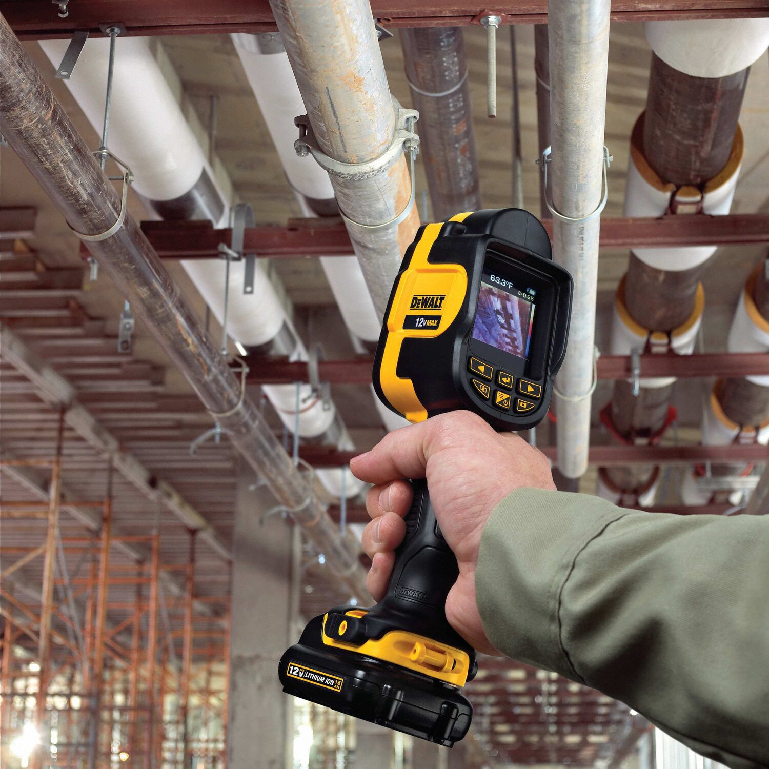 DEWALT Infrared Camera, 15 x 15 Pixels, 14° to 480° 24T875DCT416S1