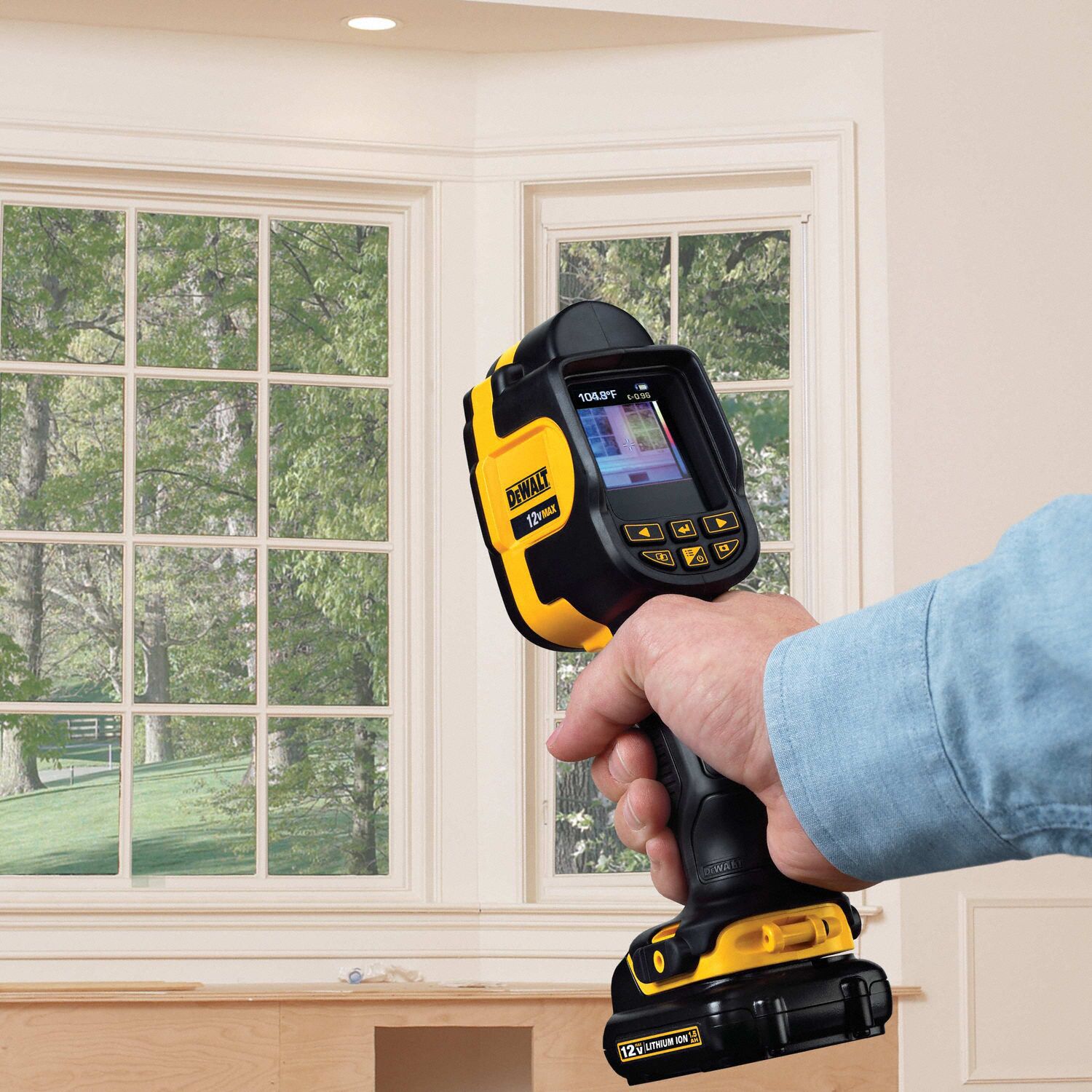 DEWALT Infrared Camera, 15 x 15 Pixels, 14° to 480° 24T875DCT416S1