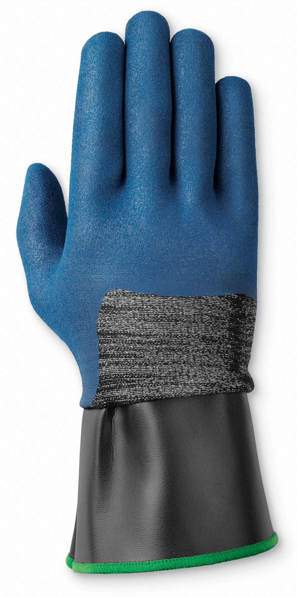 ANSELL Cut Resistant Gloves, 8, 2 ANSI/ISEA Cut Level, 3/4 Dip, Nitrile