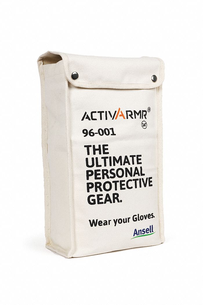 ACTIVARMR Glove Bag, Beige, Canvas Material 24TM5996001 Grainger
