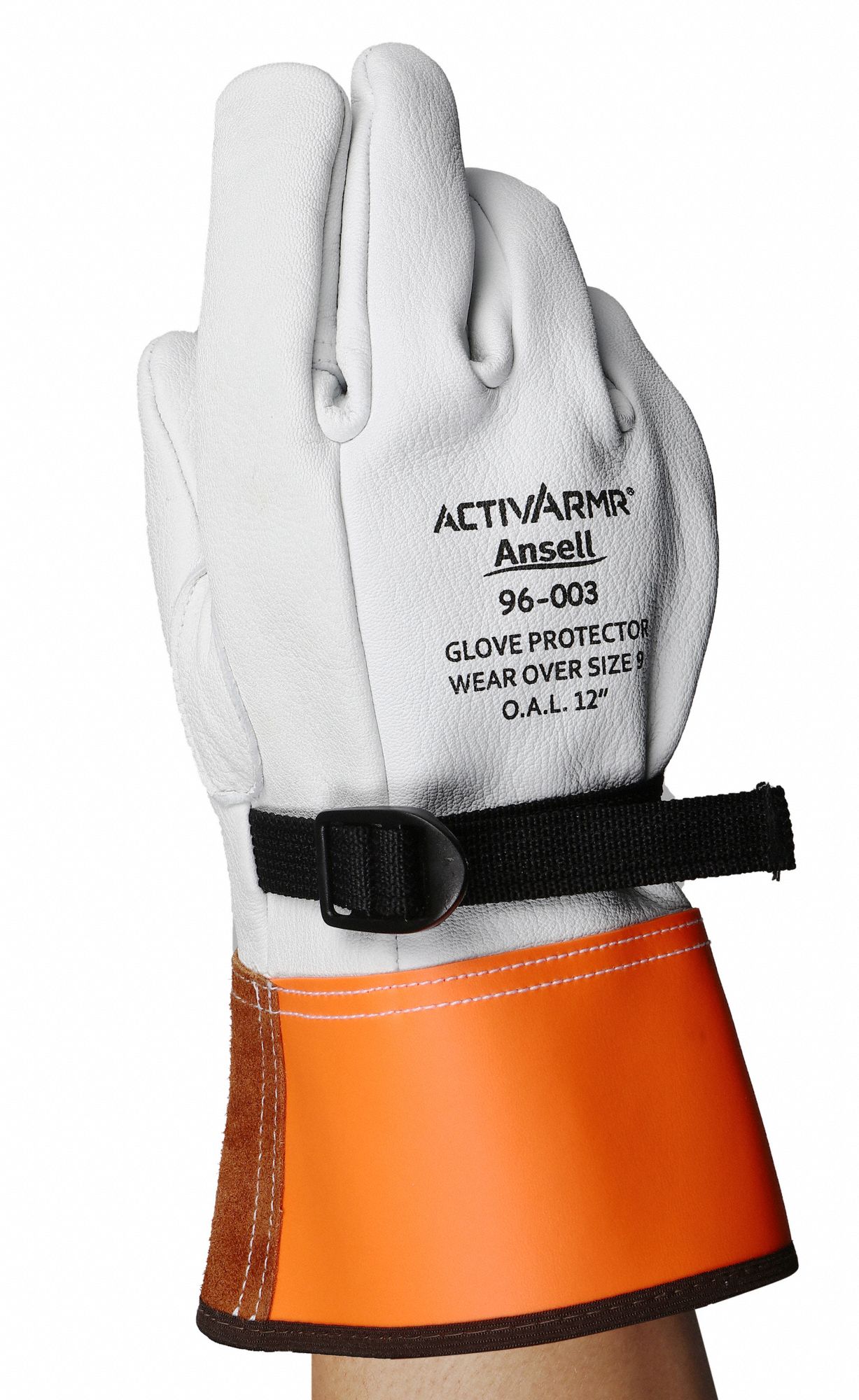 ANSELL Electrical Glove Protector, Work, For Voltage Class Class 2, 1 PR 24TM6996003 Grainger