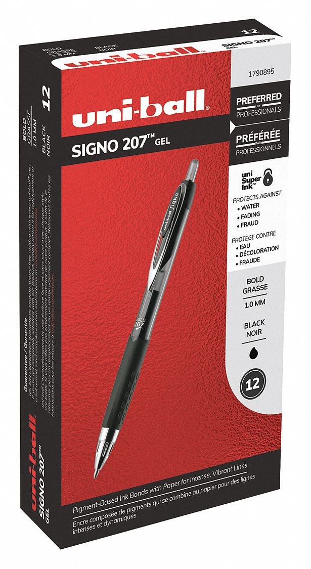 Rollerball Pens Black PK12