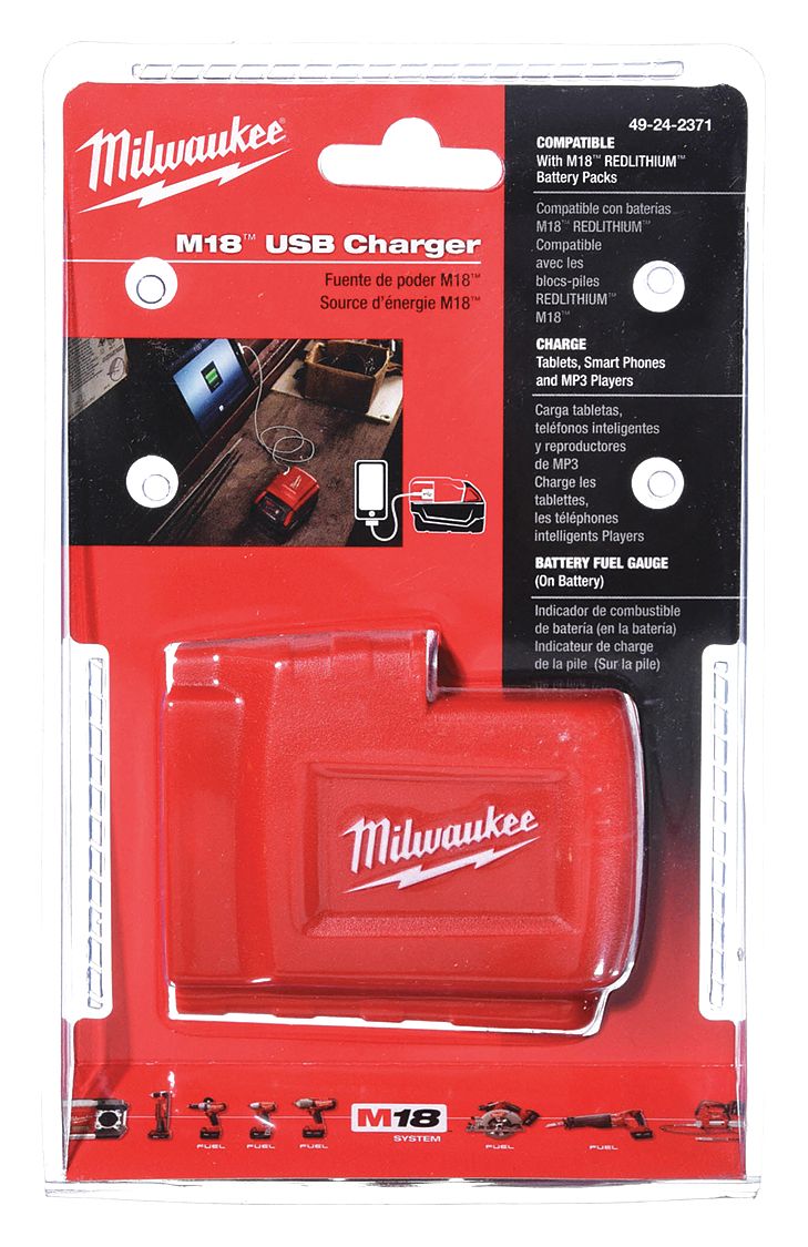 MILWAUKEE POWER SOURCE, PORTABLE, 18V DC, 3.0 AH, FOR 24U041