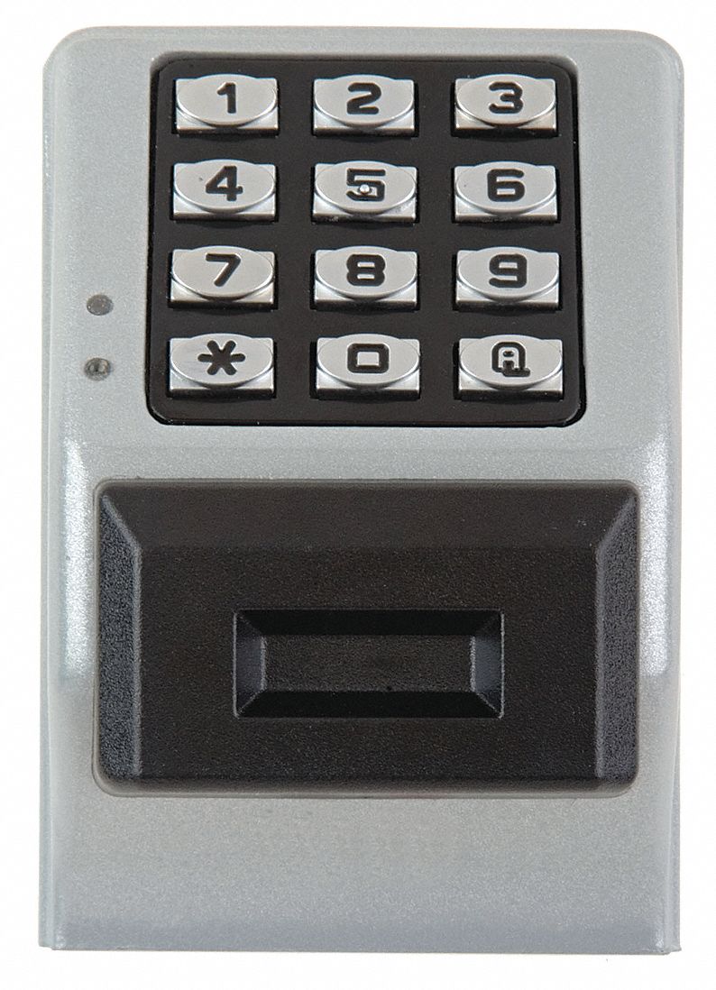 Wireless Keypad: Keypad and Proximity Card Reader, 0 Keys, 12 to 24V AC/DC