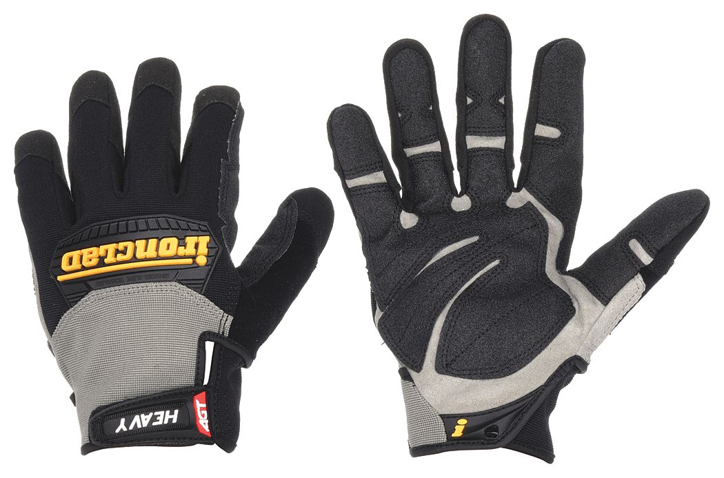 MECHANICS GLOVES, L (9), SYNTHETIC LEATHER, ANSI CUT LEVEL A2, EN