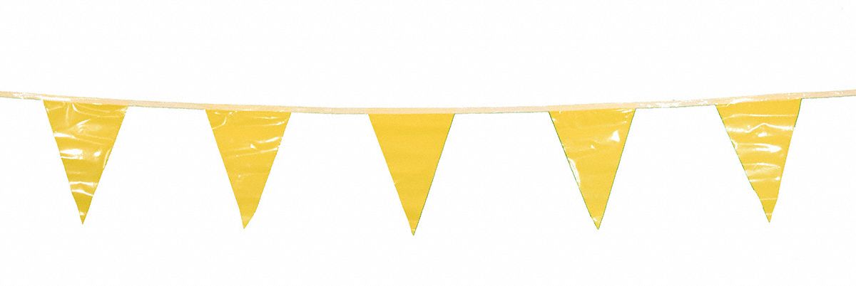PENNANT VINYL 100FT YELLOW