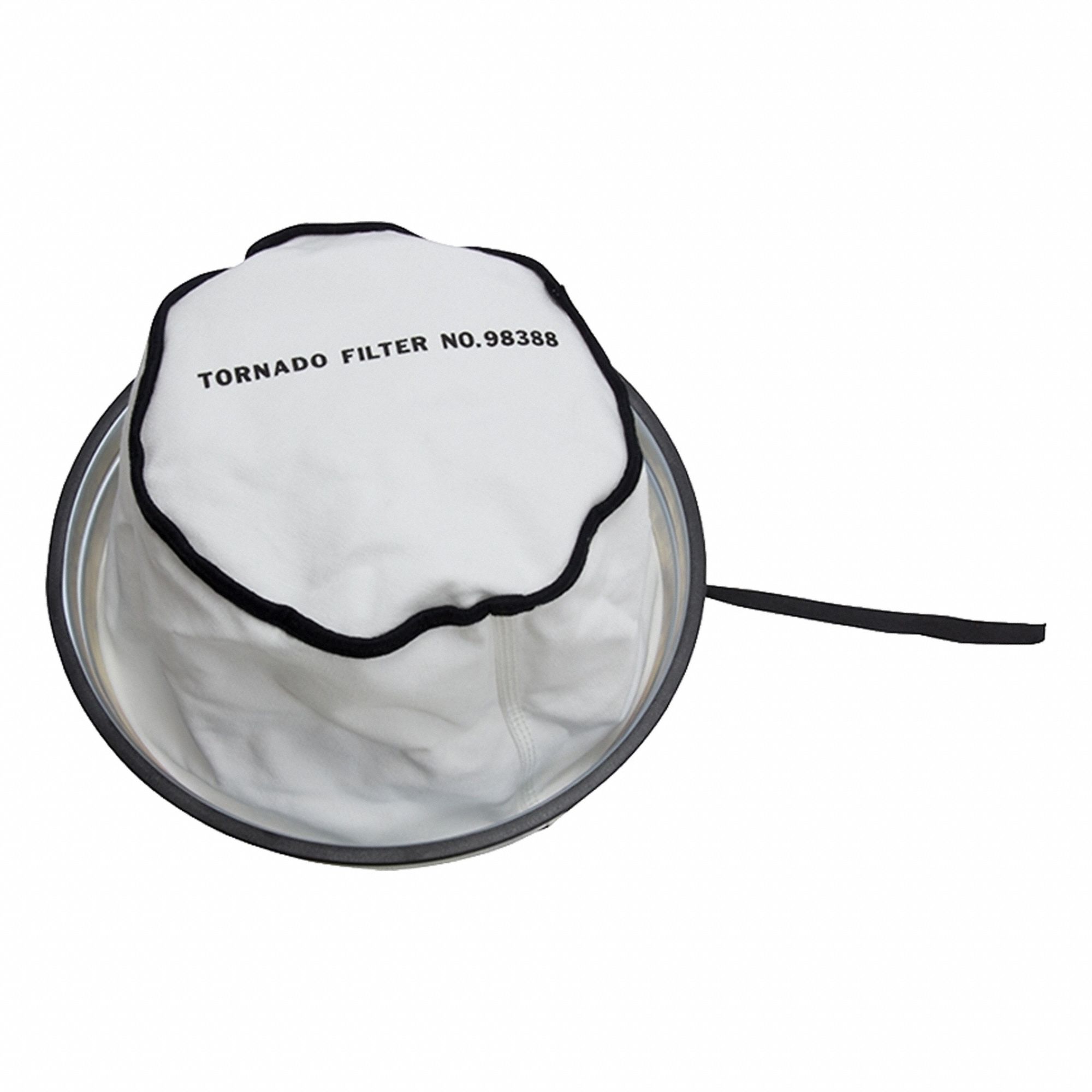 Filter Assembly Cloth: Filter Assembly Cloth, Tornado, For Shop Vacuum, 98388