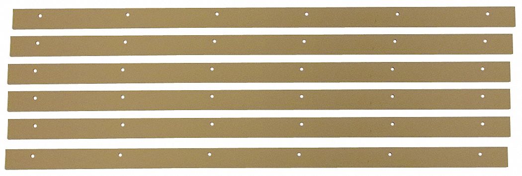 Squeegee Blade: Squeegee Blade, Tornado, For Shop Vacuum, For Shop Vacuum Vacuum Type, 6 PK