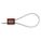CABLE SEAL, RED, 1/8 X 12 IN, ALUMINUM