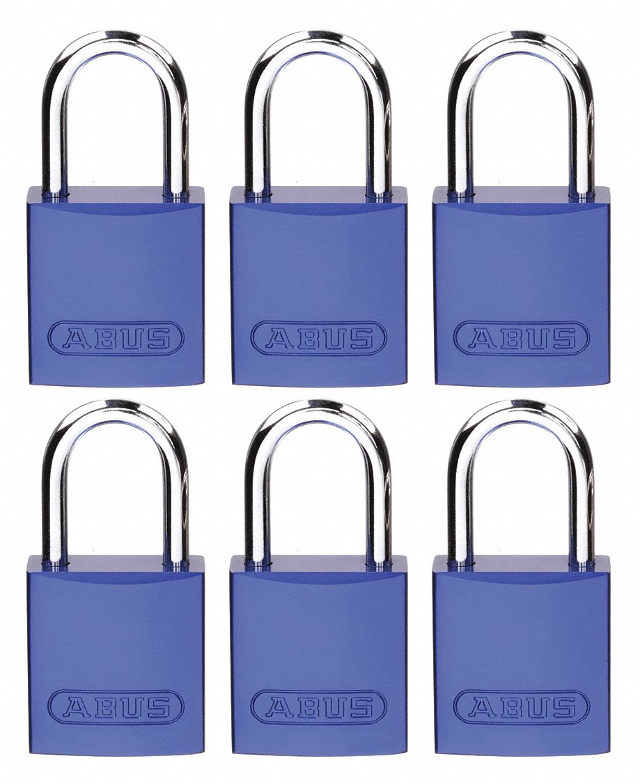 BRADY, Keyed Alike, Aluminum, Lockout Padlock 24UY43133289 Grainger