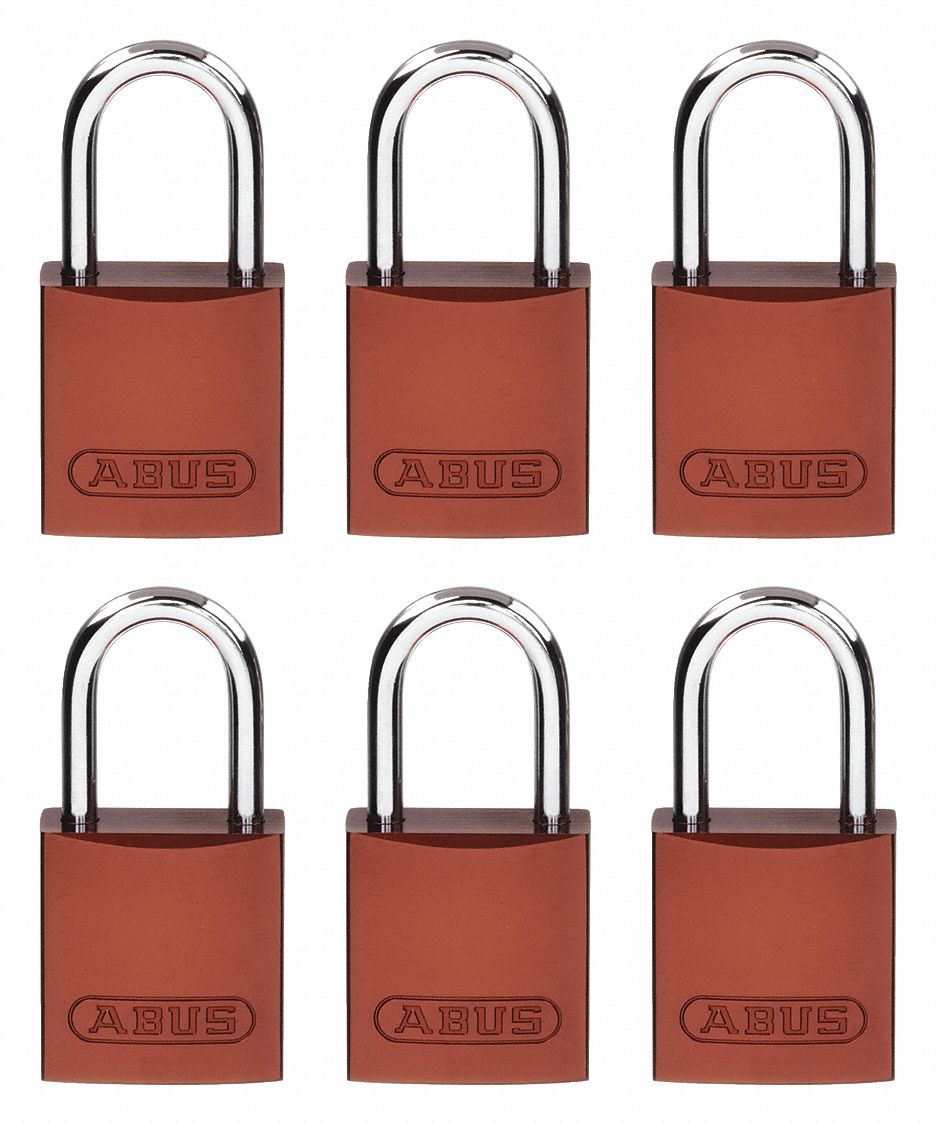 BRADY, Keyed Alike, Aluminum, Lockout Padlock 24UY47133294 Grainger