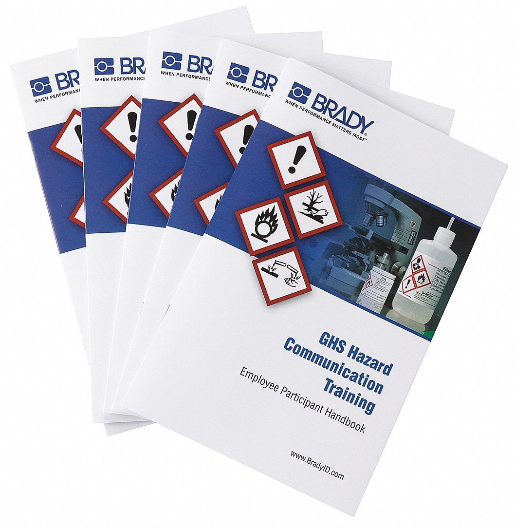 BRADY Training Handbooks Book/Booklet, Globally Harmonized System, 5
