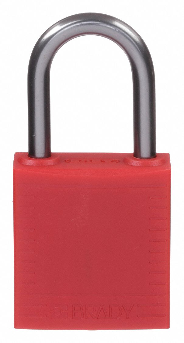 The Padlock Bra Gloss Red