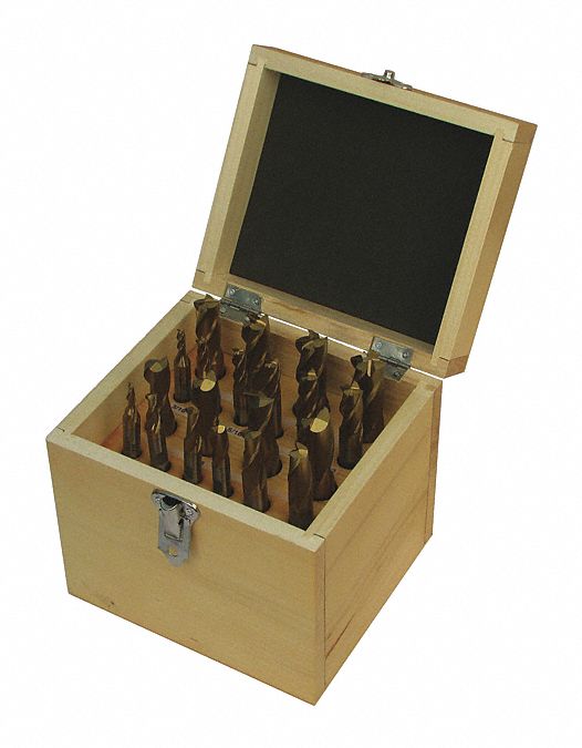 20-Piece Tin Coated Double End Mill Set