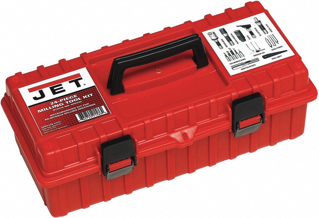 24-Piece R8 Milling Tool Kit