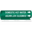 Domestic Hot Water Wrap-Around Pipe Markers