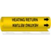 Heating Return Wrap-Around Pipe Markers