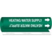 Heating Water Supply Wrap-Around Pipe Markers