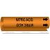 Nitric Acid Wrap-Around Pipe Markers