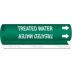 Treated Water Wrap-Around Pipe Markers
