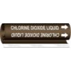 Chlorine Dioxide Liquid Wrap-Around Pipe Markers