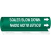 Boiler Blow Down Wrap-Around Pipe Markers