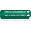 Domestic Hot Water Return Wrap-Around Pipe Markers