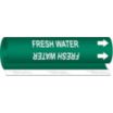 Fresh Water Wrap-Around Pipe Markers