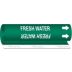Fresh Water Wrap-Around Pipe Markers