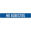 No Asbestos Adhesive Pipe Markers