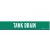 Tank Drain Adhesive Pipe Markers