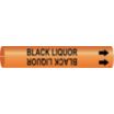 Black Liquor Snap-On Pipe Markers