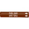 Fuel Gas Snap-On Pipe Markers