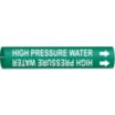 High Pressure Water Snap-On Pipe Markers